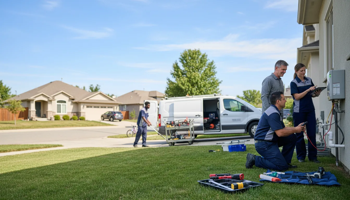 Tankless water heater service in Spartansburg, PA
